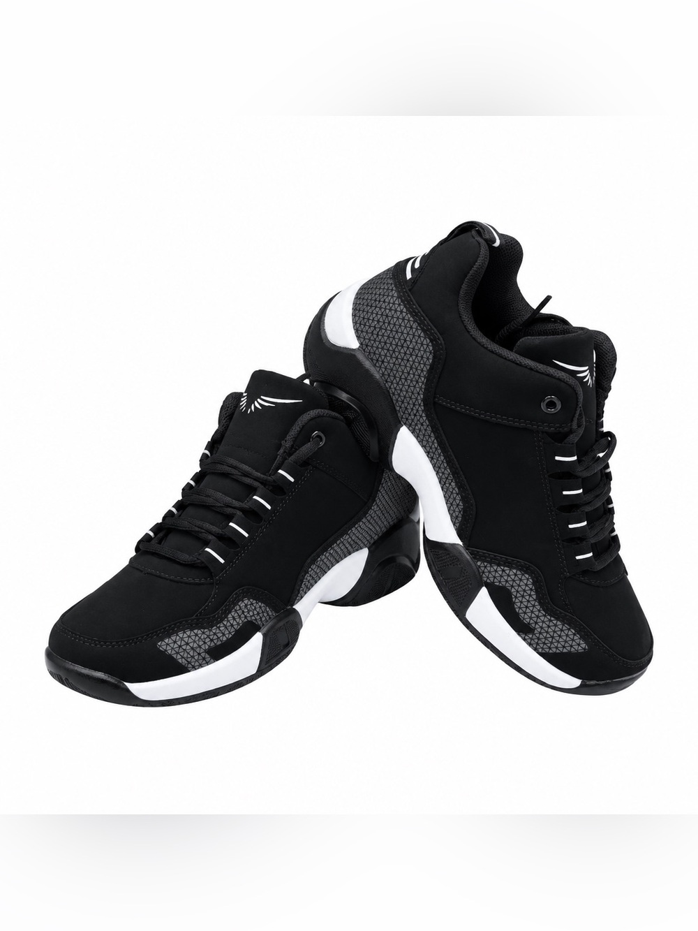 Men's Black Athletic Sneakers Size 6.5